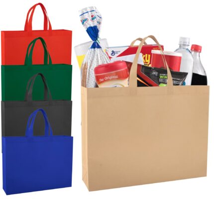 16-Inch Reusable Non-Woven Shopping Tote Bag